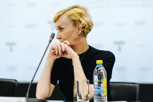 Наталья Санникова. Пресс-конференция фестиваля «Территория»