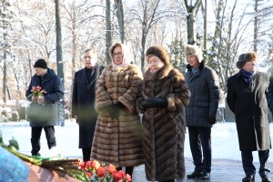 1 февраля 2018 года. Новодевичье кладбище