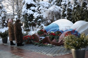 1 февраля 2018 года. Новодевичье кладбище