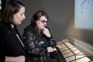 Ирена Лесневская в Музее Ельцина