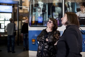 Ирена Лесневская в Музее Ельцина