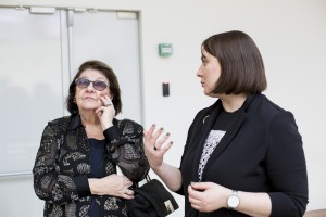 Ирена Лесневская в Музее Ельцина