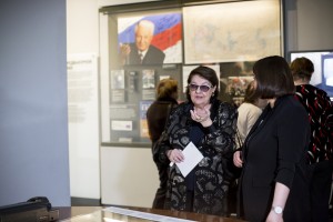 Ирена Лесневская в Музее Ельцина