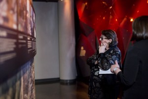 Ирена Лесневская в Музее Ельцина