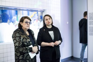 Ирена Лесневская в Музее Ельцина