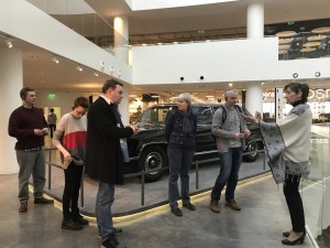 Александр Плющев и Таня Фельгенгауэр в Музее Ельцина