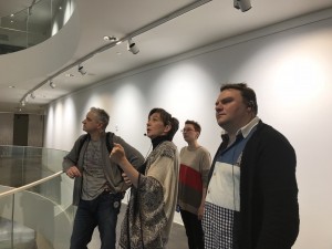 Александр Плющев и Таня Фельгенгауэр в Музее Ельцина