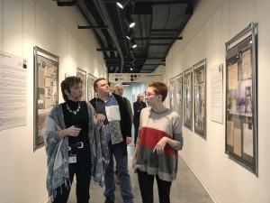 Александр Плющев и Таня Фельгенгауэр в Музее Ельцина