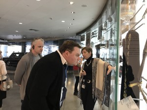 Александр Плющев и Таня Фельгенгауэр в Музее Ельцина