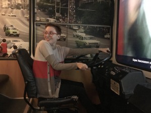 Александр Плющев и Таня Фельгенгауэр в Музее Ельцина