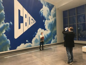 Александр Плющев и Таня Фельгенгауэр в Музее Ельцина