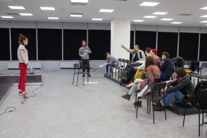 Репетиция спектакля «Шпаликов»