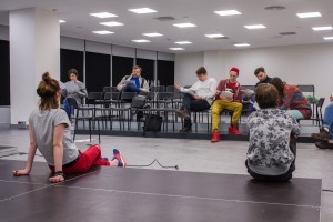 Репетиция спектакля «Шпаликов»