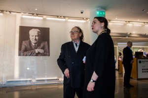 Эдвард Радзинский в Музее Ельцина