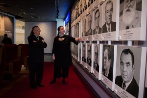 Эдвард Радзинский в Музее Ельцина