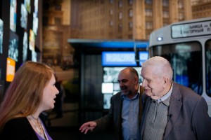 Томас Венцлова в Музее Ельцина