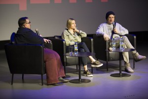 Яна Троянова и Василий Сигарев в Ельцин Центре