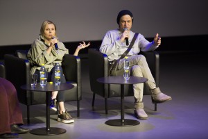 Яна Троянова и Василий Сигарев в Ельцин Центре