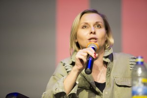 Яна Троянова и Василий Сигарев в Ельцин Центре