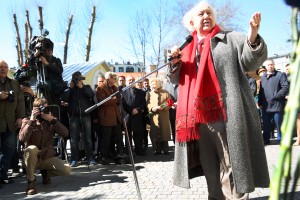 Зураб Церетели. Открытие бюста Ельцина на Аллее правителей