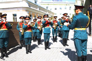 Открытие бюста Ельцина на Аллее правителей