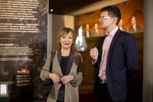 Елена Коренева в Музее Ельцина