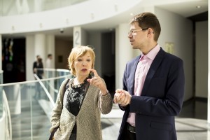 Елена Коренева в Музее Ельцина