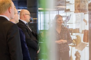 Экскурсия финской делегации в Музее Ельцина