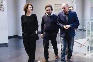 Ксения Раппопорт и Полина Осетинская в Музее Ельцина