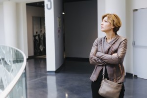 Ксения Раппопорт и Полина Осетинская в Музее Ельцина