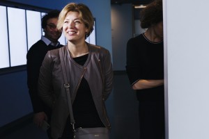 Ксения Раппопорт и Полина Осетинская в Музее Ельцина