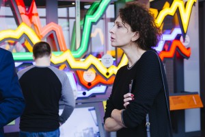 Ксения Раппопорт и Полина Осетинская в Музее Ельцина