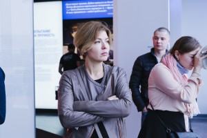 Ксения Раппопорт и Полина Осетинская в Музее Ельцина