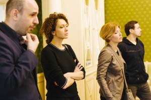 Ксения Раппопорт и Полина Осетинская в Музее Ельцина