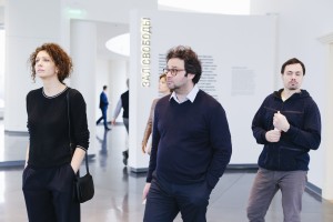 Ксения Раппопорт и Полина Осетинская в Музее Ельцина