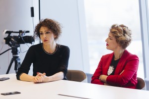 Ксения Раппопорт и Полина Осетинская в Ельцин Центре