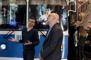 Лео Габриадзе в Музее Ельцина