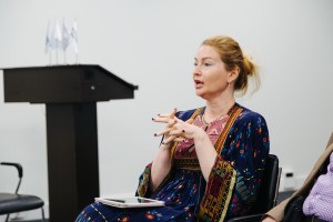 Встреча с куратором выставки «Главные кадры. ТАСС открывает фотоархивы» Ниной Гомиашвили, фоторедактором ТАСС Андреем Бабушкиным и экс-фотографом ТАСС Борисом Кавашкиным