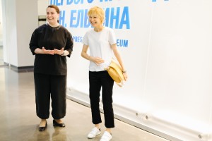 Ингеборга Дапкунайте в Музее Ельцина