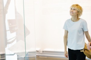 Ингеборга Дапкунайте в Музее Ельцина