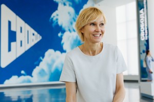 Ингеборга Дапкунайте в Музее Ельцина