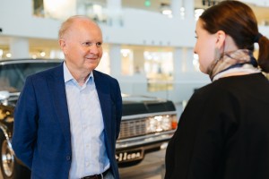 Стиг Фредриксон в Музее Ельцина