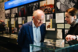 Стиг Фредриксон в Музее Ельцина