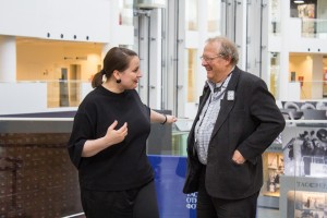 Адам Михник в Музее Ельцина