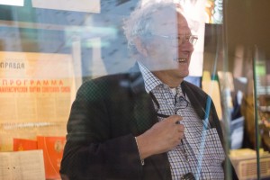 Адам Михник в Музее Ельцина