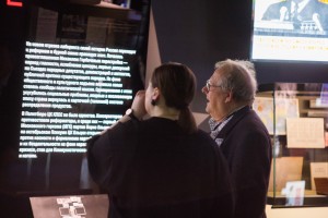 Адам Михник в Музее Ельцина