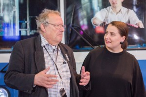 Адам Михник в Музее Ельцина