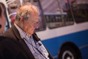 Адам Михник в Музее Ельцина