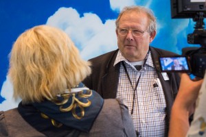 Адам Михник в Музее Ельцина