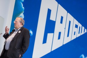 Адам Михник в Музее Ельцина